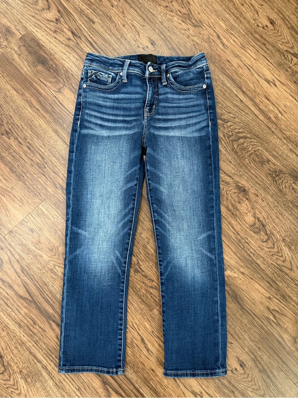 Buckle Women’s Boot Cut Jeans - Dark Blue Fade